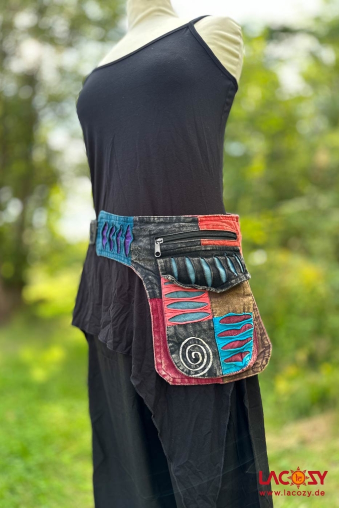 PATCHWORK Bauchtasche SPIRALE | Unisex Gürteltasche – Bild 6