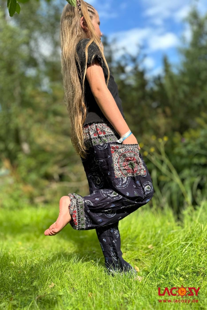 Pumphose BLUE PAISLEY | Größe 134-146 – Bild 2