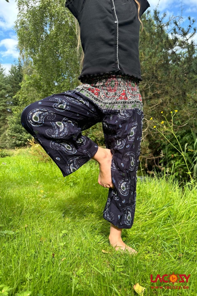 Pumphose BLUE PAISLEY | Größe 134-146 – Bild 5