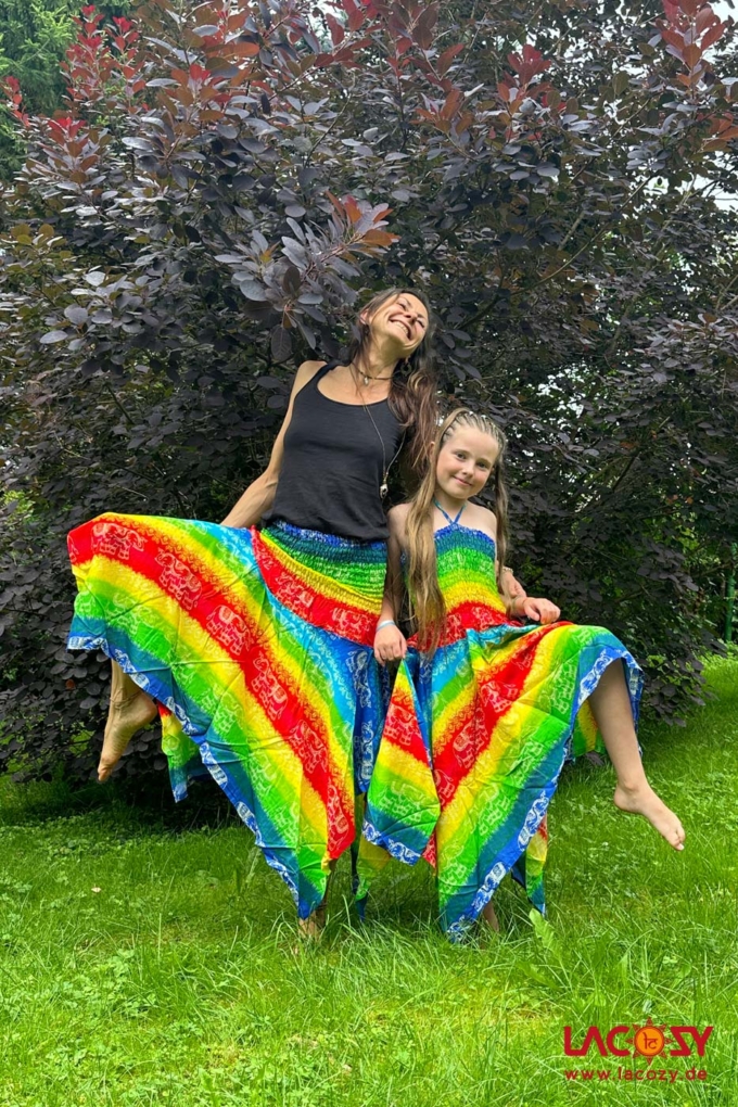 2-in-1: Zipfelkleid und Rock RAINBOW