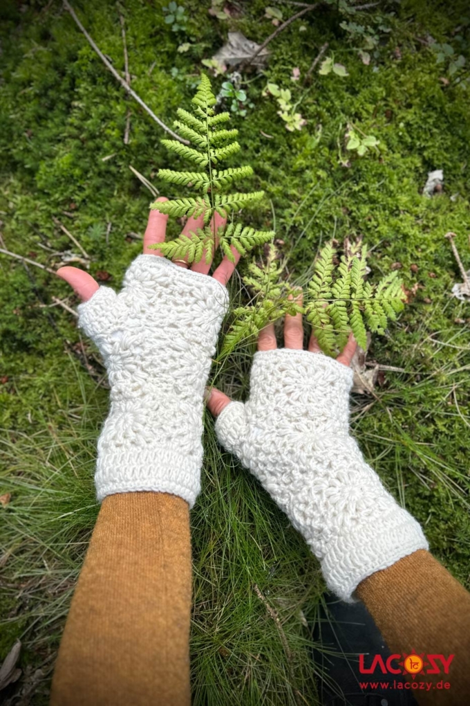 Kuschlige Handstulpen Pulswärmer Armstulpen | NATUR