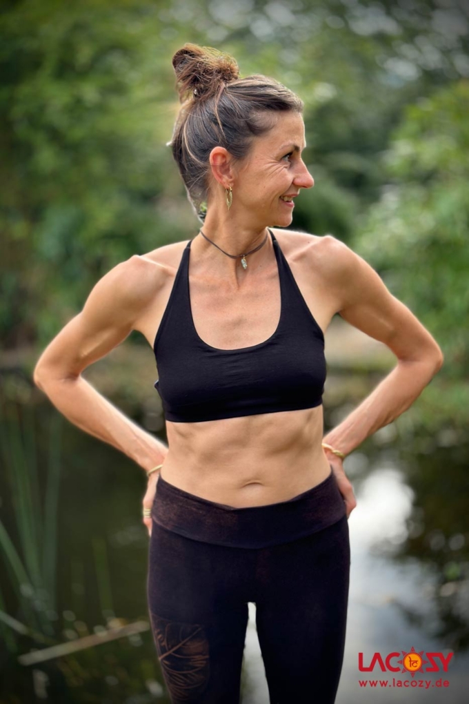 Bustier Top LIO Yoga Bra | SCHWARZ – Bild 3