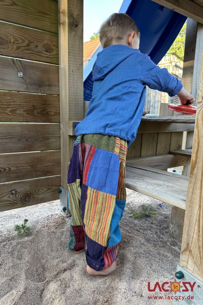 Kinder Patchwork Haremshose | Unisex – Bild 3