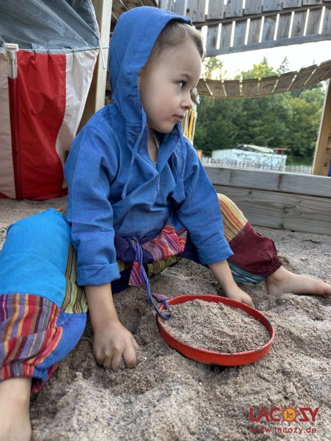 Kinder Patchwork Haremshose | Unisex – Bild 5