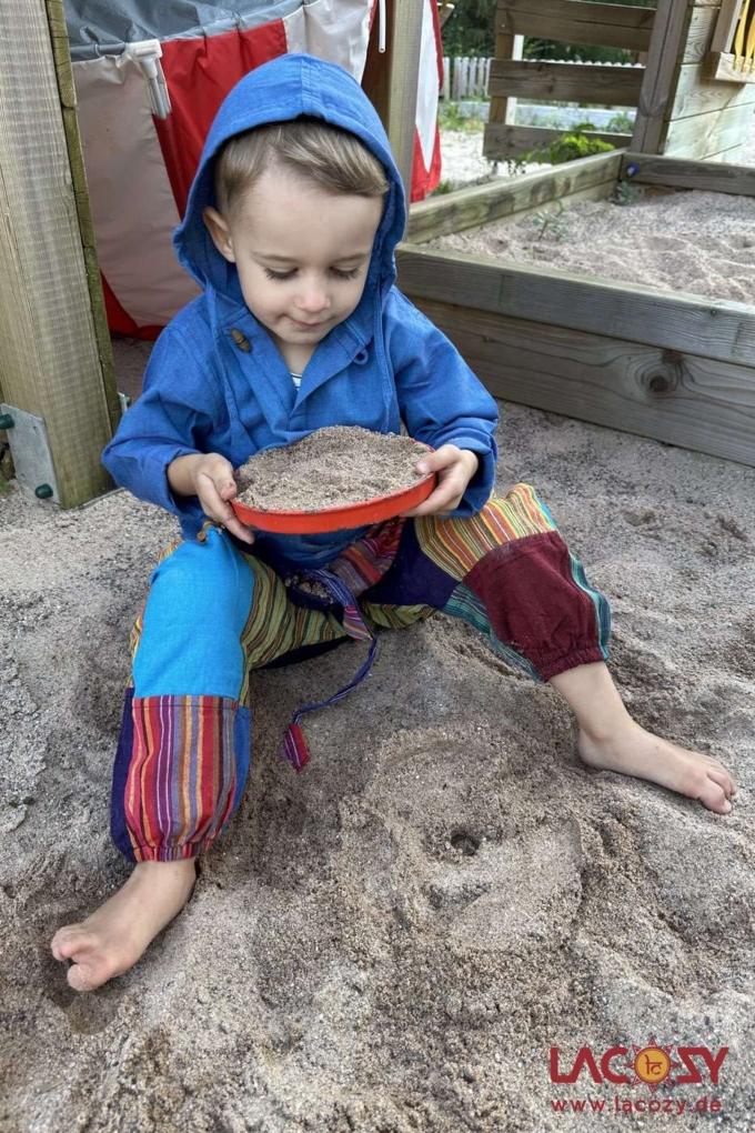 Kinder Hemd | Fisherman Kurtha für Kids | Unisex | BLAU – Bild 6