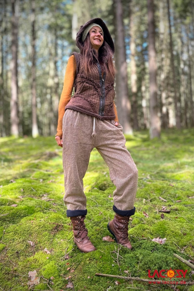 Unisex Winterhose COZY mit Innenfleece | Erdnussbraun – Bild 4