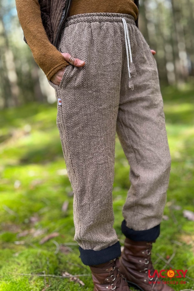 Unisex Winterhose COZY mit Innenfleece | Erdnussbraun – Bild 6