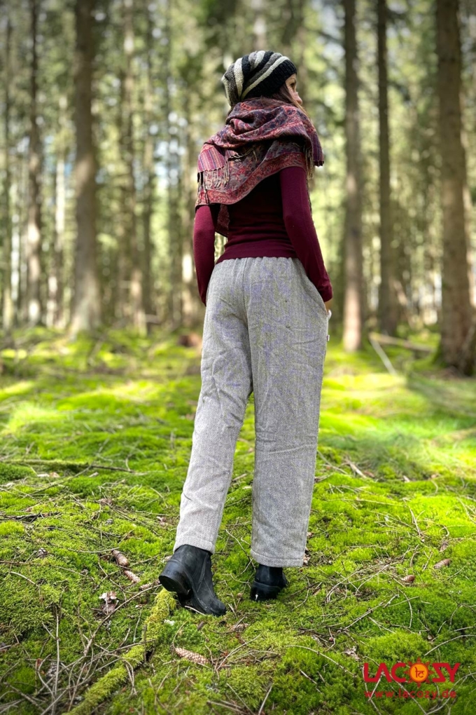 Unisex Winterhose COZY mit Innenfleece | Sandbeige – Bild 4