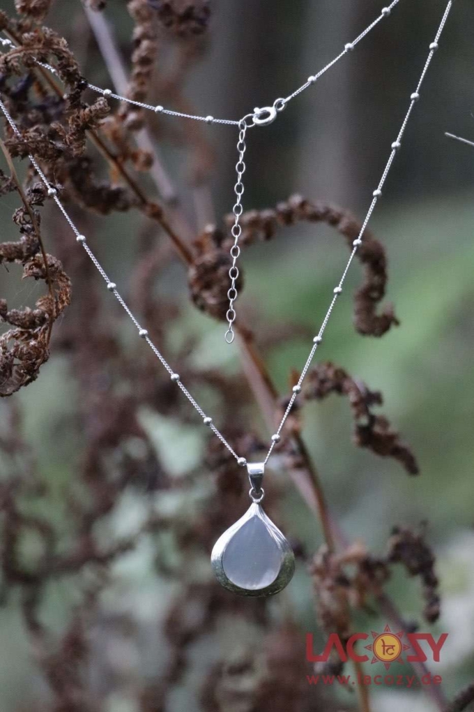 Silberkette PERLMUTT TROPFEN | 925.- Sterling – Bild 5