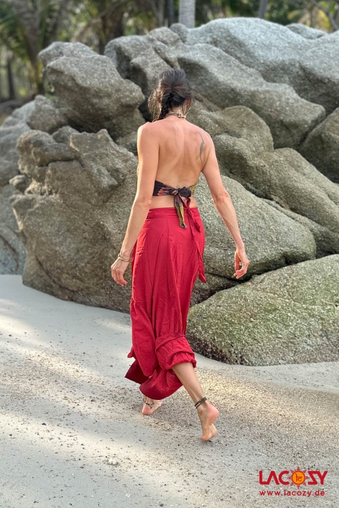 Wickelrock und Boho Kleid AKAMI | RUST – Bild 5