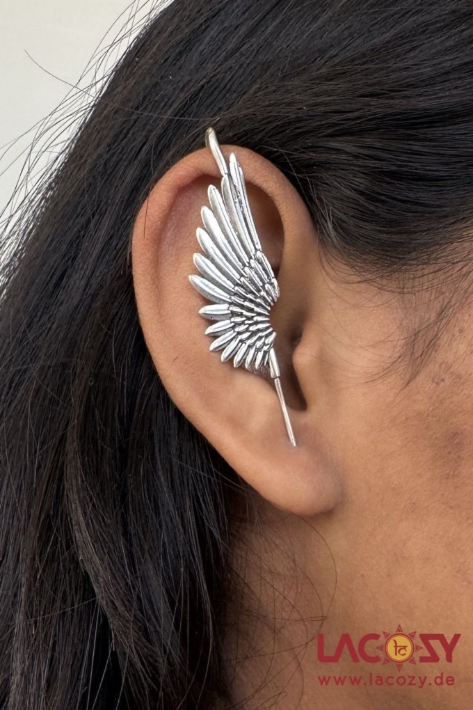 Manschetten Ohrring ANGEL WINGS | Silber