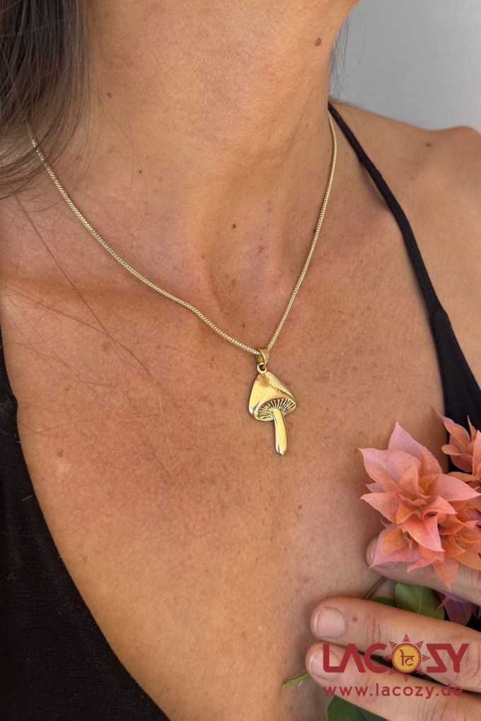 Pilz Kette MIRAR | Gold – Bild 4