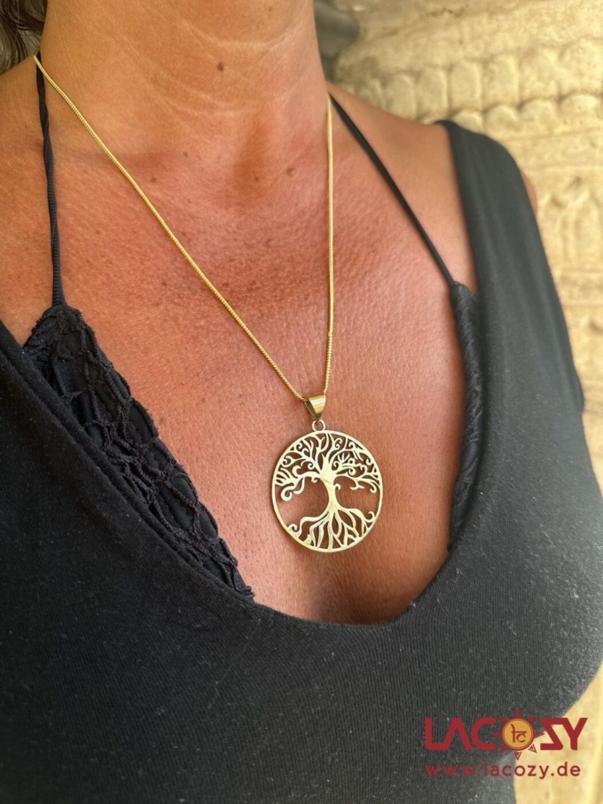 Baum des Lebens Kette VIDA | Yggdrasil | Gold