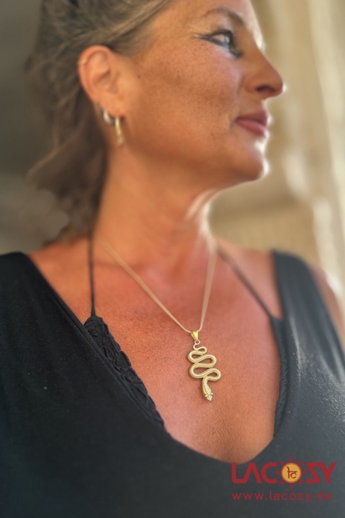 Schlangen Kette ZIVA  | Gold – Bild 4