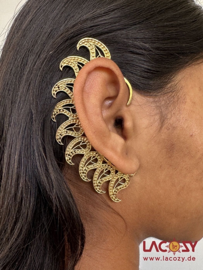 Elfen Ohrring PAISLEY Ohrmanschette | Gold
