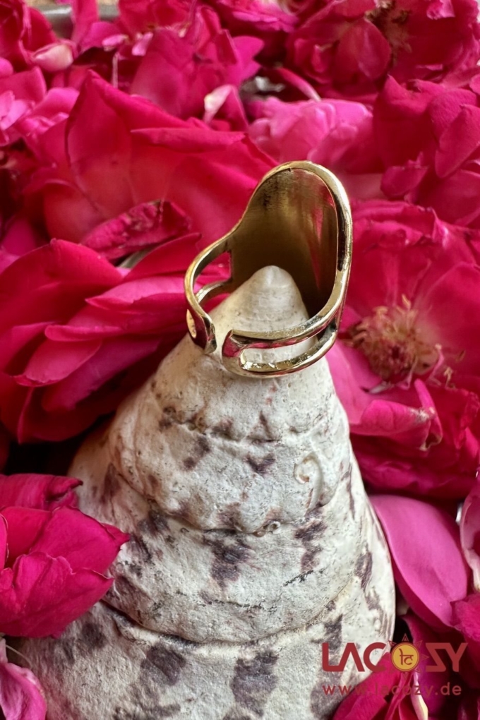 Mondstein  Ring SELENE  | Gold – Bild 3