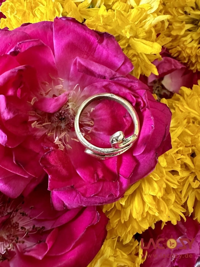 Schlangen Ring SERPENTINA  | Gold – Bild 3
