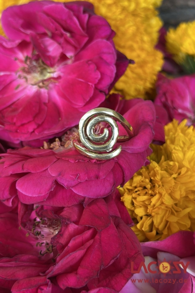 Robuster Ring SPIRALE  | Gold