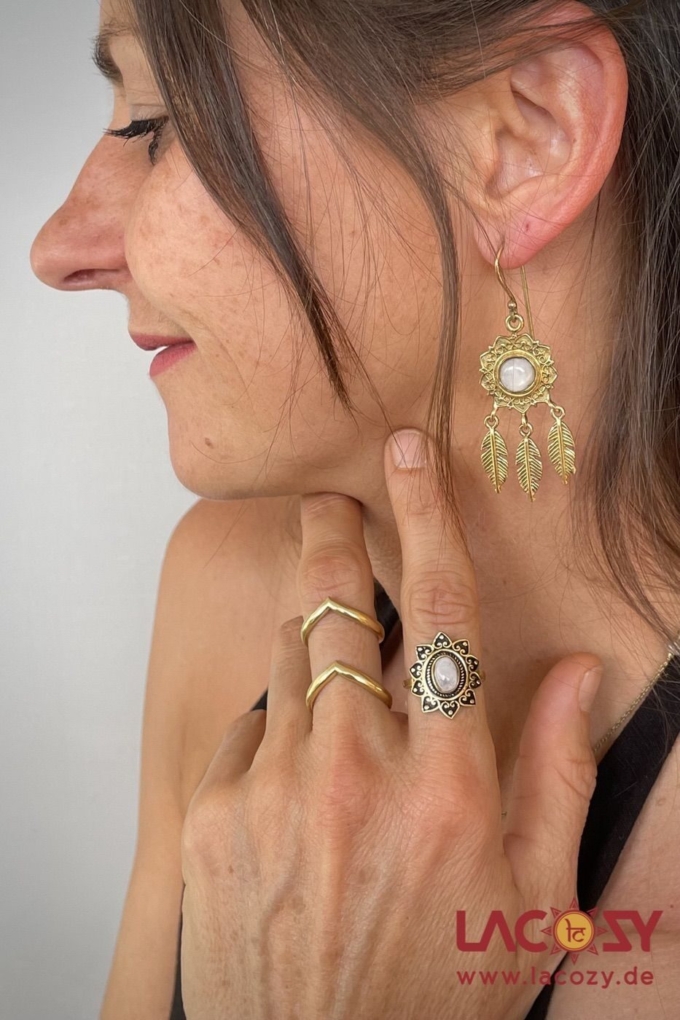 Statement-Ring ZIVA | Gold – Bild 4