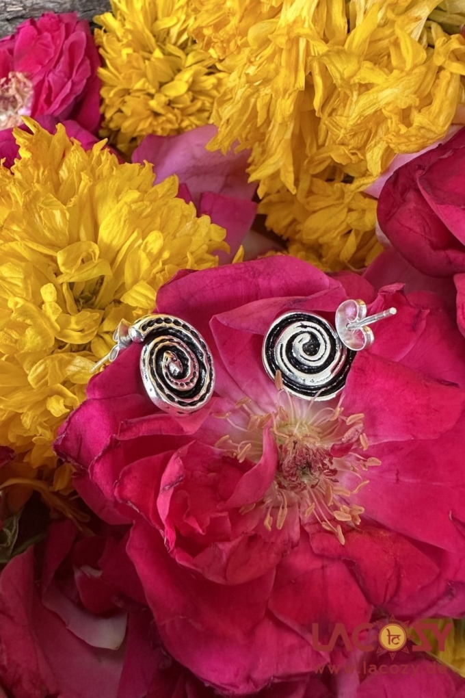 Spiralen Stecker | Silber – Bild 4