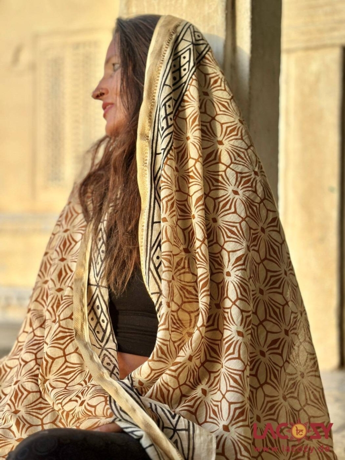 Blockprint Sarong | Baumwolltuch SORAYA