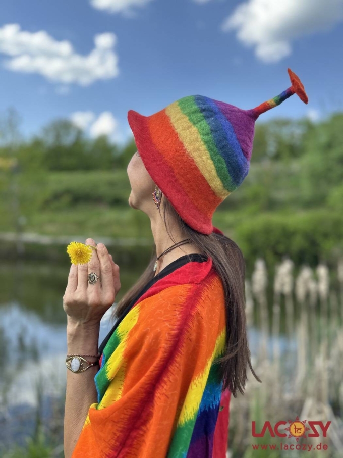 Filzhut | Saunahut REGENBOGEN – Bild 2