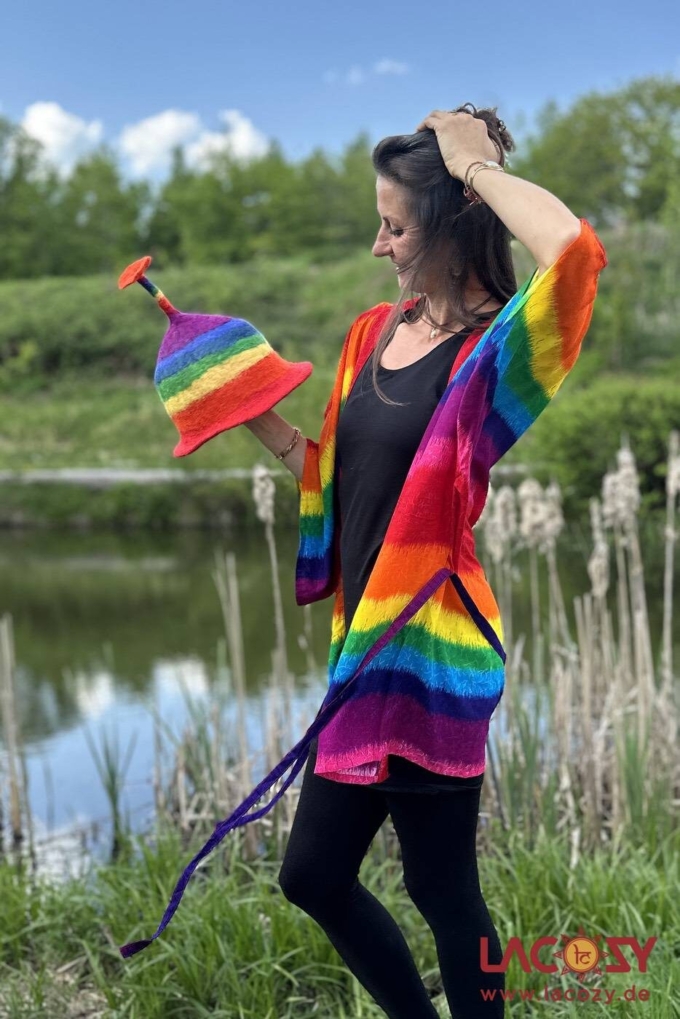 Filzhut | Saunahut REGENBOGEN – Bild 4