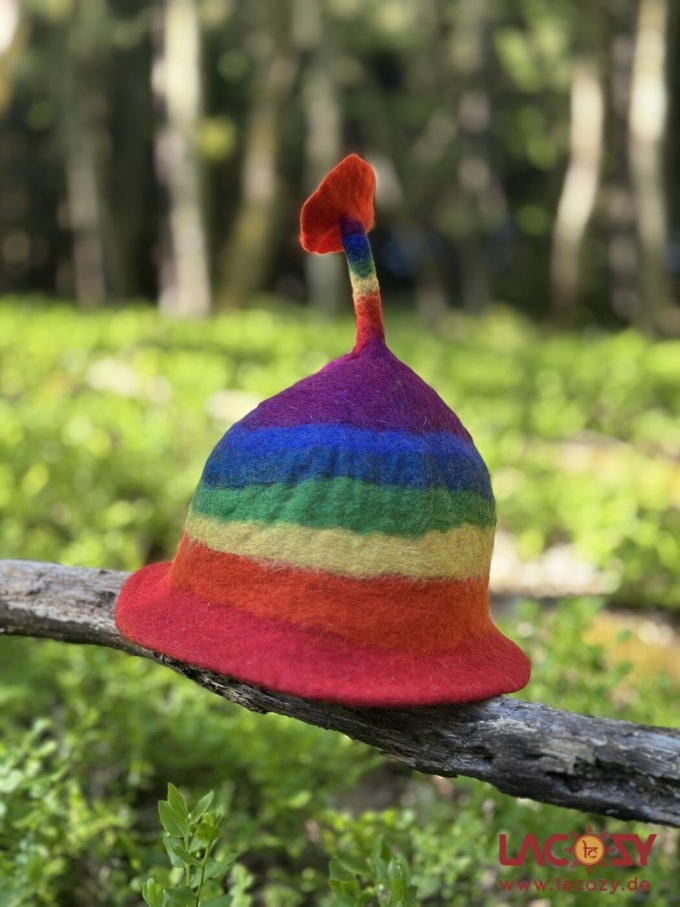 Filzhut | Saunahut REGENBOGEN – Bild 6