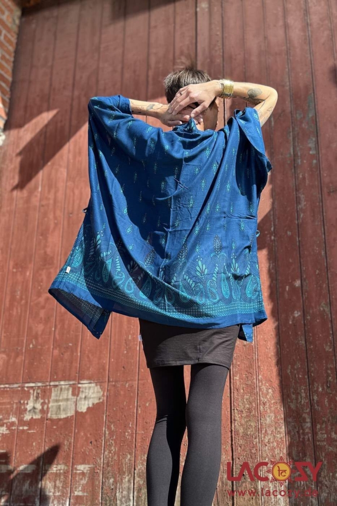 Kimono MAGIC PAISLEY | PETROL – Bild 2