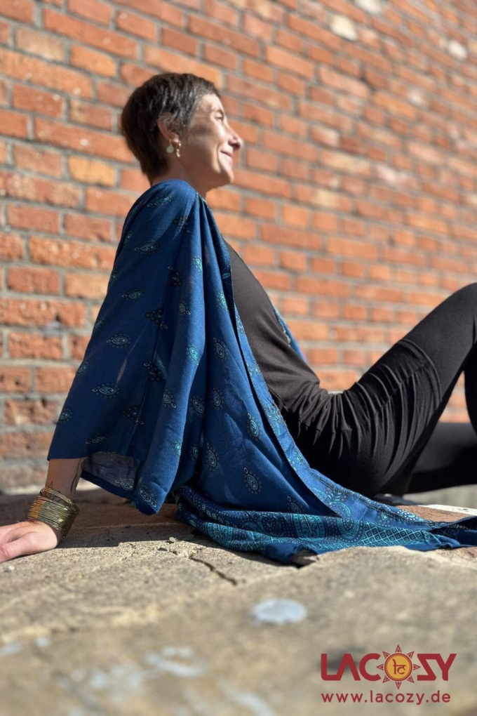 Kimono MAGIC PAISLEY | PETROL – Bild 6
