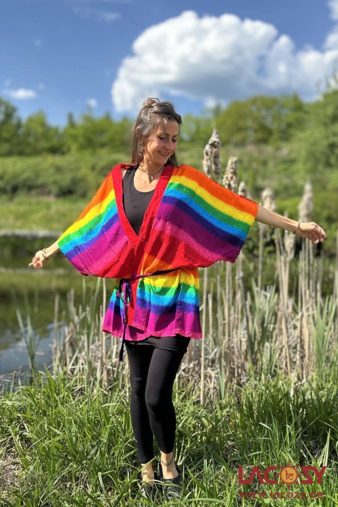 Kimono REGENBOGEN Kaftan – Bild 5