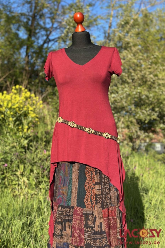 Kokosnuss Gürtel | Hippie Boho Gürtel im Naturlook COCO1 – Bild 2